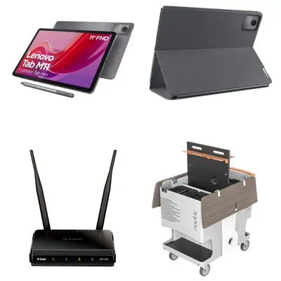 Classe mobile : 30 Tablettes Lenovo 11" + Chariot Tabicart S2 Tabipower  - Classes Mobiles - visuel 1