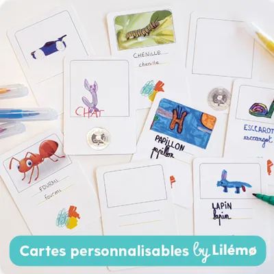 Revendeur officiel Matériels pédagogiques Pack de 10 cartes personnalisables