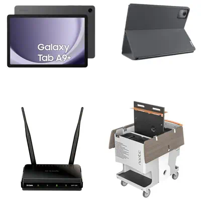 Classe mobile : 30 Tablettes Samsung 11" + Chariot Tabicart S2 Tabipower  - Classes Mobiles - visuel 1