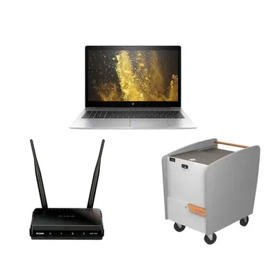Classe Mobile : 16 pc portables reconditionné i5 + Naocart S1  - Classes Mobiles - visuel 1