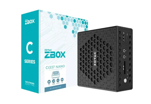 Zotac ZBOX CI337 nano 0.9L sized PC Noir N100 3,4 GHz - Barebone - visuel 7