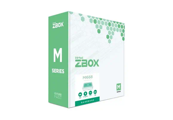 Zotac ZBOX -MI668-BE barebone PC/ poste de travail Taille pc 0,64l Noir i7-1360P 2,2 GHz - Barebone - visuel 7