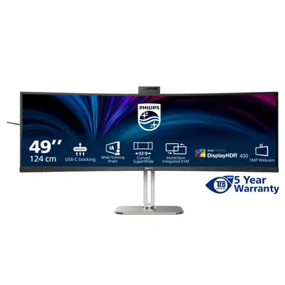 Philips 5000 series 49B2U5900CH/00 écran plat de PC 124 cm (48.8") 5120 x 1440 pixels Dual QHD LCD N - Ecran Ordinateur - visuel 3