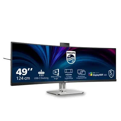Philips 5000 series 49B2U5900CH/00 écran plat de PC 124 cm (48.8") 5120 x 1440 pixels Dual QHD LCD N - Ecran Ordinateur - visuel 2