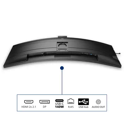 Philips 5000 series 49B2U5900CH/00 écran plat de PC 124 cm (48.8") 5120 x 1440 pixels Dual QHD LCD N - Ecran Ordinateur - visuel 6