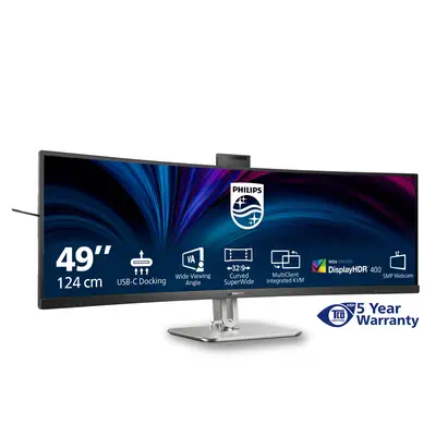Philips 5000 series 49B2U5900CH/00 écran plat de PC 124 cm (48.8") 5120 x 1440 pixels Dual QHD LCD N - Ecran Ordinateur - visuel 4