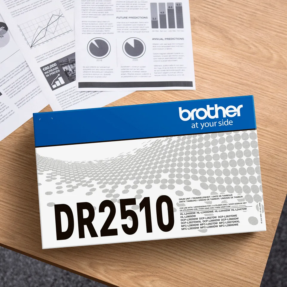 Achat BROTHER DR2510 Black Drum Unit Single Pack Prints sur hello RSE - visuel 3