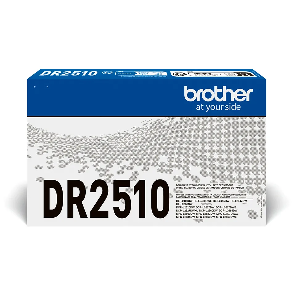 Vente BROTHER DR2510 Black Drum Unit Single Pack Prints 15 au meilleur prix