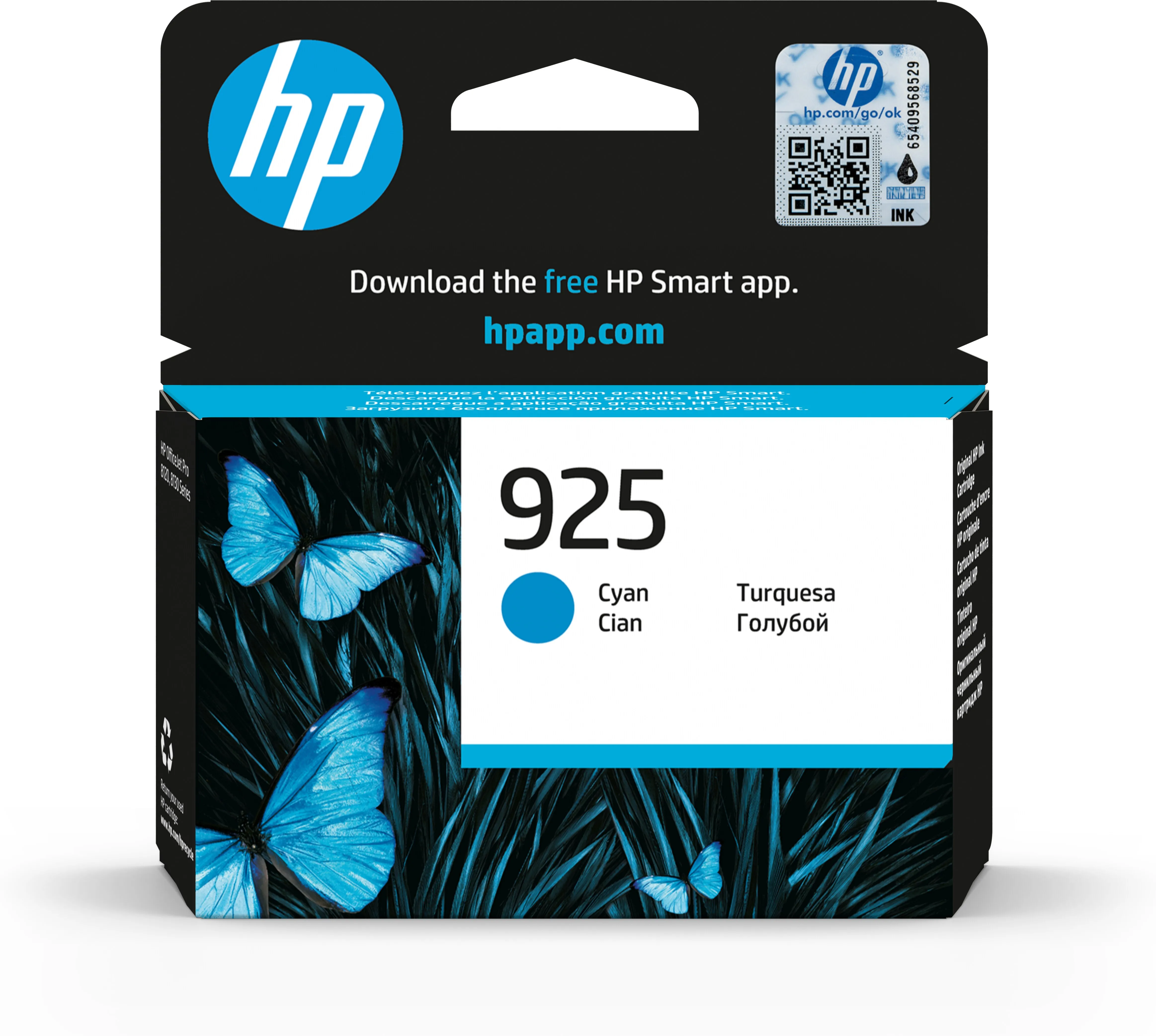 Achat HP 925 Cyan Original Ink Cartridge au meilleur prix