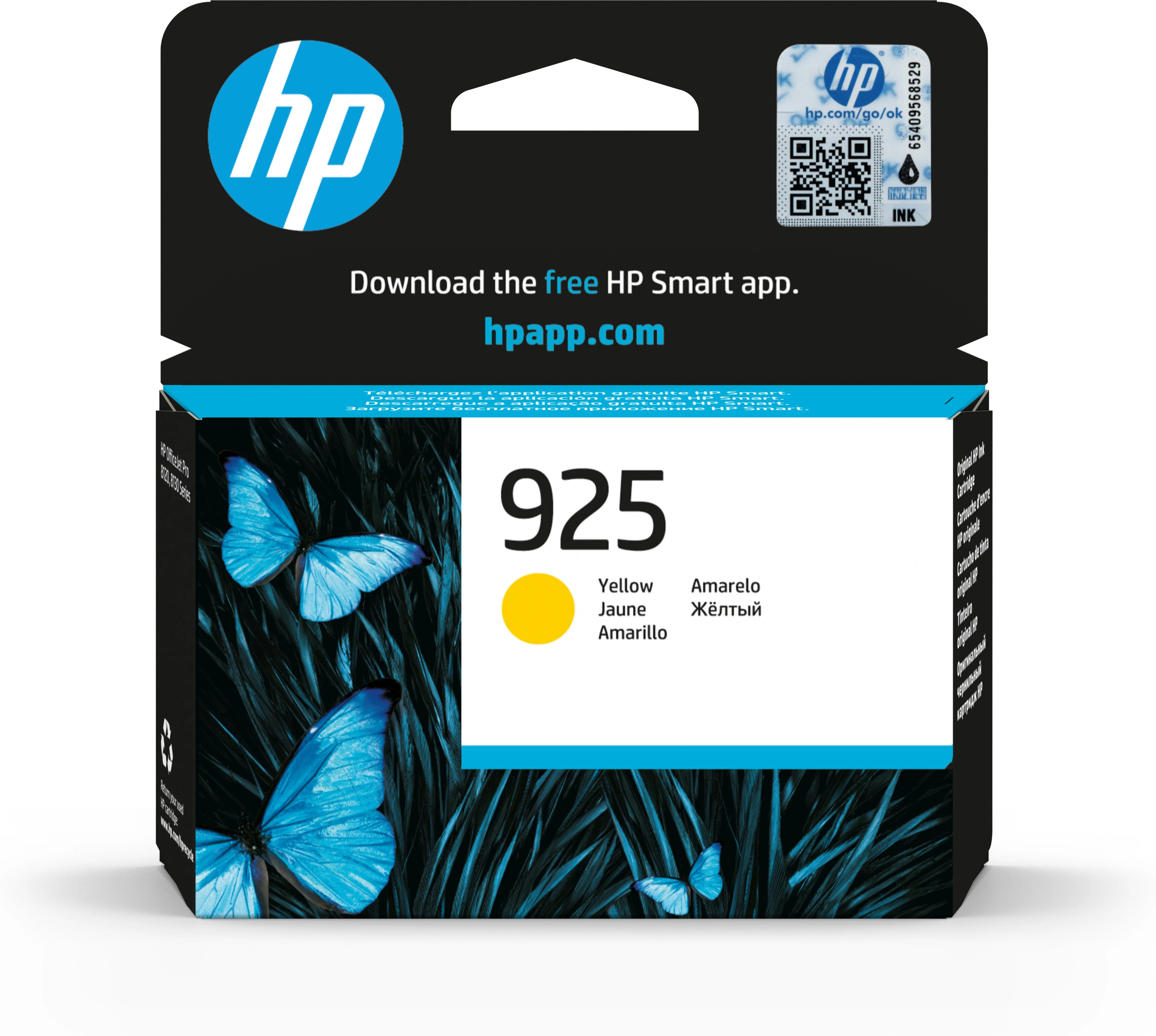Vente HP 925 Yellow Original Ink Cartridge au meilleur prix