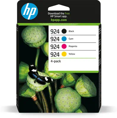 Achat Cartouches d'encre HP 924 CMYK Original Ink Cartridge 4-Pack