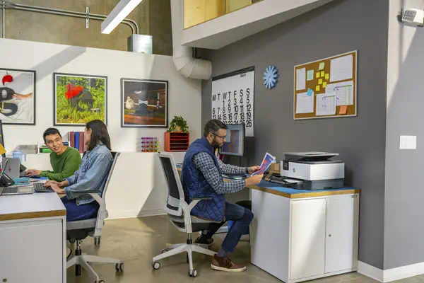 OfficeJet Pro 9120b Sans fil All-in-One Couleur Imprimante, Impression recto-verso; copieur, scanner - HP - Multifonctions Jet d'encre - visuel 9