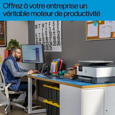 OfficeJet Pro 9120b Sans fil All-in-One Couleur Imprimante, Impression recto-verso; copieur, scanner - HP - Multifonctions Jet d'encre - visuel 7
