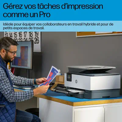 OfficeJet Pro 9120b Sans fil All-in-One Couleur Imprimante, Impression recto-verso; copieur, scanner - HP - Multifonctions Jet d'encre - visuel 9