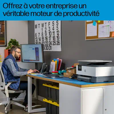 OfficeJet Pro 9120b Sans fil All-in-One Couleur Imprimante, Impression recto-verso; copieur, scanner - HP - Multifonctions Jet d'encre - visuel 5