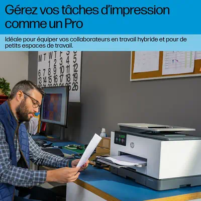 OfficeJet Pro 9130b Sans fil All-in-One Couleur Imprimante, Impression recto-verso; copieur, scanner - HP - Multifonctions Jet d'encre - visuel 7