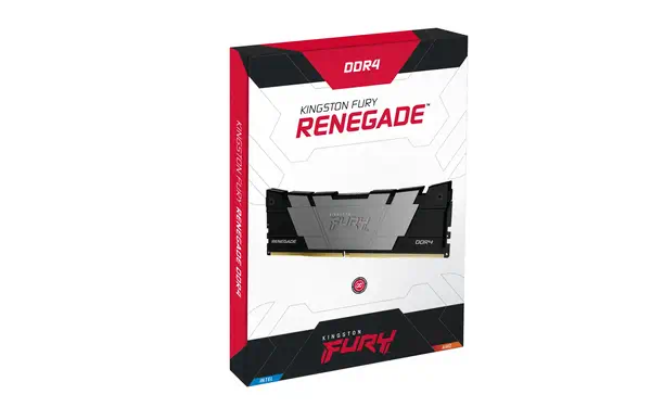 32 Go 4000 MT/s DDR4 CL19 DIMM (Kits de 2) 1Gx8 FURY Renegade Black - Kingston - Mémoire - visuel 5