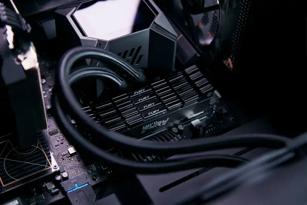 32 Go 3200 MT/s DDR4 CL16 DIMM (Kits de 2) 1Gx8 FURY Renegade Black - Kingston - Mémoire - visuel 8