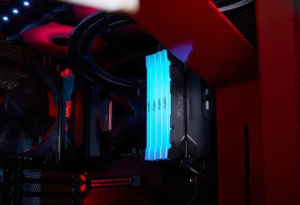16 Go 3600 MT/s DDR4 CL16 DIMM 1Gx8 FURY Renegade RGB - Kingston - Mémoire - visuel 9