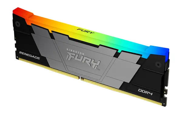 16 Go 4000 MT/s DDR4 CL19 DIMM (Kits de 2) FURY Renegade RGB - Kingston - Mémoire - visuel 2