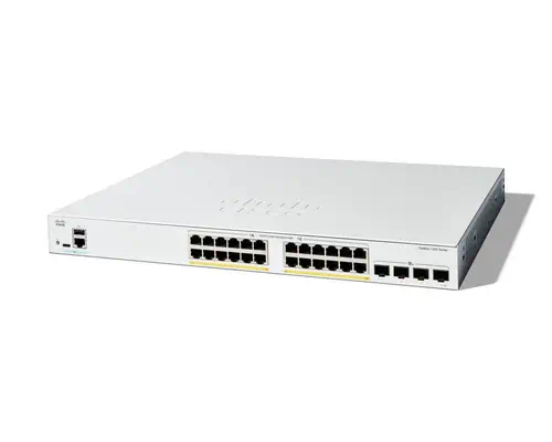 Cisco C1200-24FP-4X commutateur réseau Géré L2/L3 Gigabit Ethernet (10/100/1000) Blanc - Switchs et Hubs - visuel 1