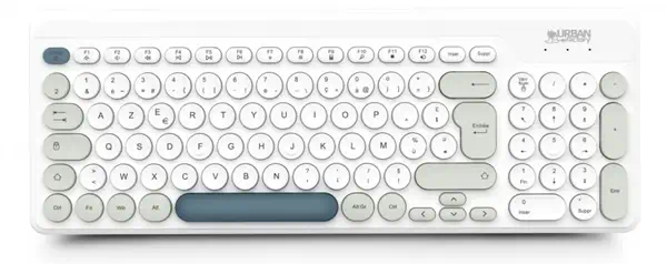 Urban Factory OWC25UF clavier Universel RF sans fil AZERTY Français Blanc, Gris, Bleu foncé - Clavier - visuel 2
