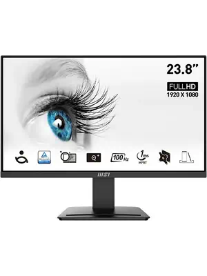 MSI Pro MP2412 écran plat de PC 60,5 cm (23.8") 1920 x 1080 pixels Full HD LCD Noir - Ecran Ordinateur - visuel 1