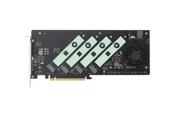 Hyper M.2 x16 Gen5 Card - Asus - Adaptateur stockage - visuel 7