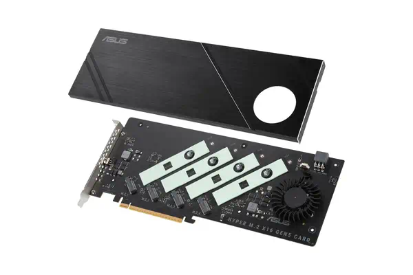 Hyper M.2 x16 Gen5 Card - Asus - Adaptateur stockage - visuel 6