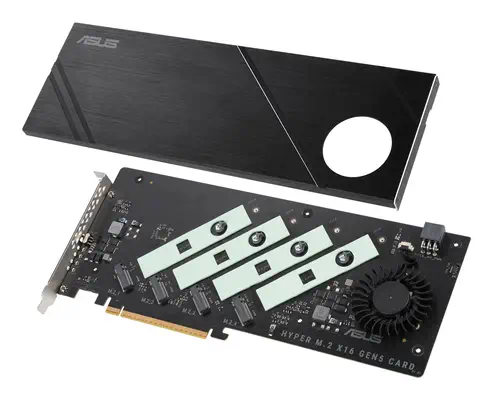 Hyper M.2 x16 Gen5 Card - Asus - Adaptateur stockage - visuel 6