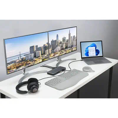 SD5760T Station d’accueil Thunderbolt 4 avec deux sorties vidéo 4K et alimentation 96 W - Kensington - Station d'accueil pour portable - visuel 6