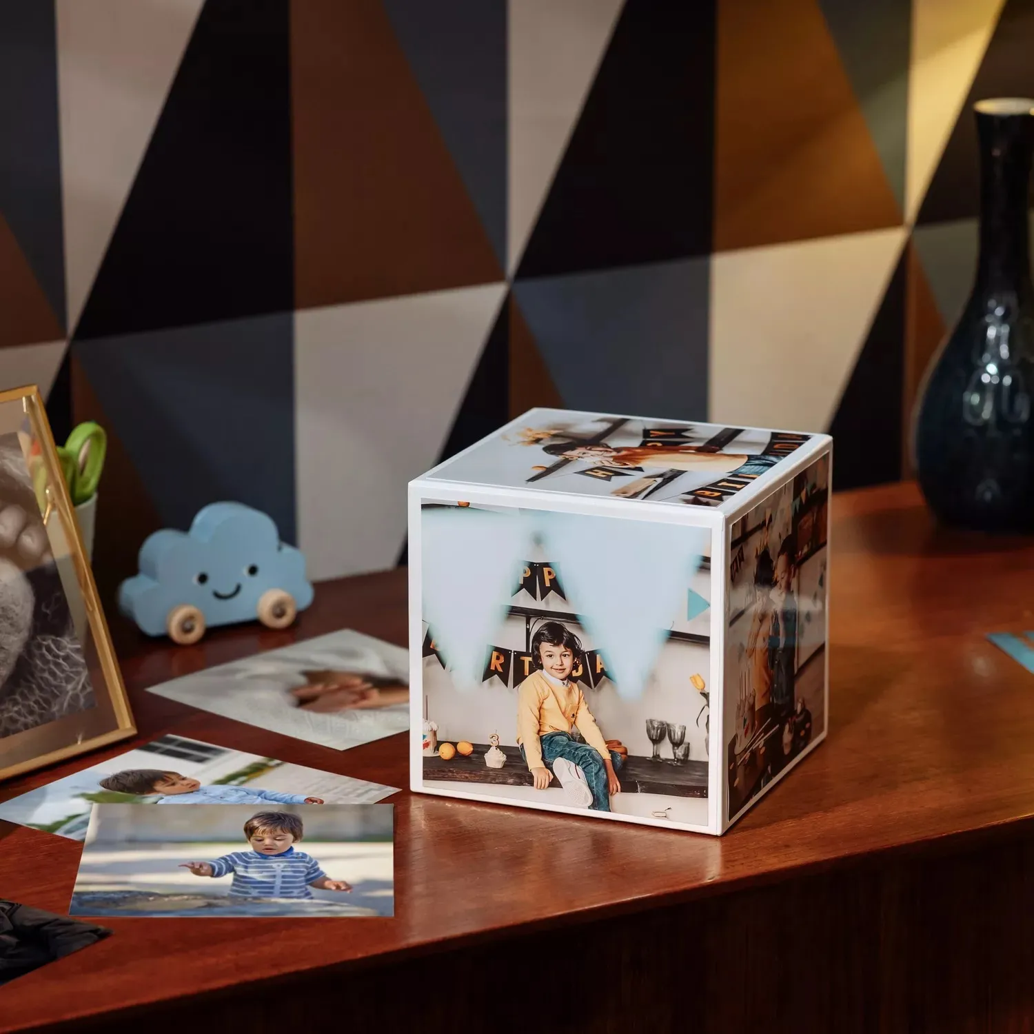 CANON pp-201 Ink Cartridge 5x5 Photo Cube Creative Pack - Canon - Papier - visuel 6