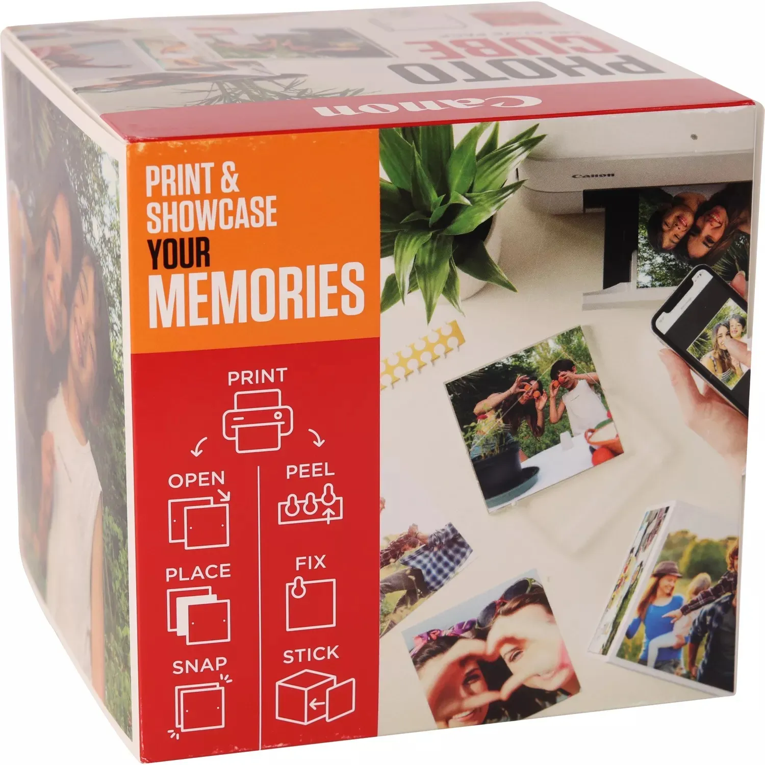 CANON pp-201 Ink Cartridge 5x5 Photo Cube Creative Pack - Canon - Papier - visuel 3