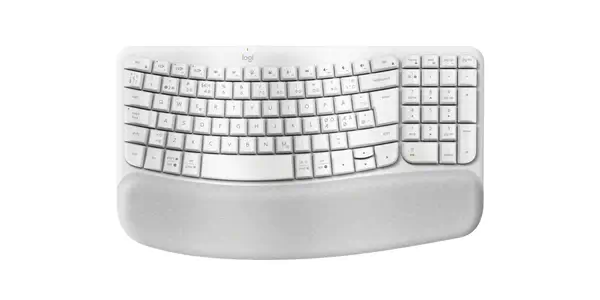 Logitech 920-012299 clavier Bureau RF sans fil + Bluetooth QWERTY Nordique Blanc - Clavier - visuel 1