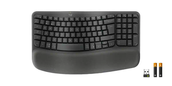 Logitech 920-012333 clavier Bureau RF sans fil + Bluetooth QWERTY Anglais britannique Graphite - Clavier - visuel 5