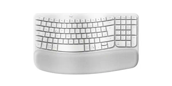 Logitech 920-012284 clavier Bureau RF sans fil + Bluetooth QWERTZ Allemand Blanc - Clavier - visuel 1