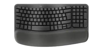 Wave Keys clavier ergonomique sans fil avec repose-poignets rembourré garantie