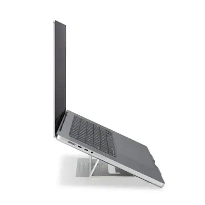 Rehausseur Easy Riser™ Aluminium pour ordinateur portable Kensington - visuel 1 - hello RSE - Hauteur réglable sur 6 niveaux