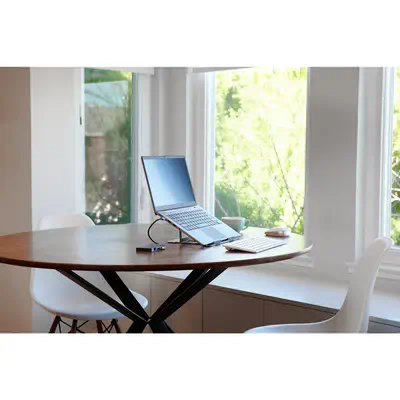 Rehausseur Easy Riser Aluminium pour ordinateur portable Kensington - visuel 1 - hello RSE - Portabilité pratique
