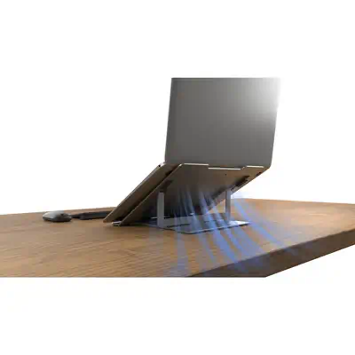 Rehausseur Easy Riser Aluminium pour ordinateur portable - Kensington - Autre Accessoire pour portable - visuel 5