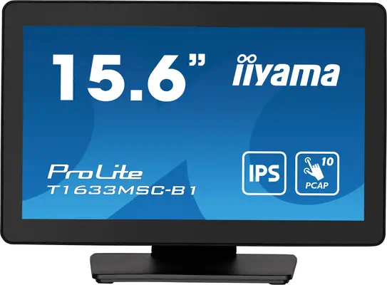 iiyama ProLite T1633MSC-B1 écran plat de PC 39,6 cm (15.6") 1920 x 1080 pixels Full HD LCD Écran tac - Ecran Ordinateur - visuel 2