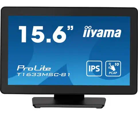 iiyama ProLite T1633MSC-B1 écran plat de PC 39,6 cm (15.6") 1920 x 1080 pixels Full HD LCD Écran tac - Ecran Ordinateur - visuel 1