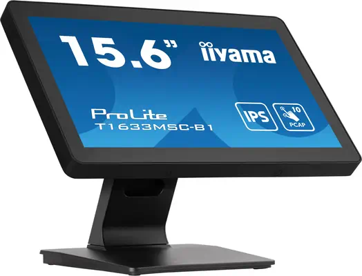 iiyama ProLite T1633MSC-B1 écran plat de PC 39,6 cm (15.6") 1920 x 1080 pixels Full HD LCD Écran tac - Ecran Ordinateur - visuel 3