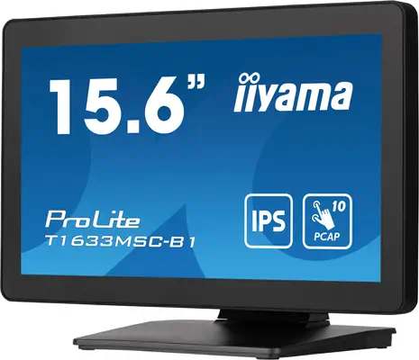 iiyama ProLite T1633MSC-B1 écran plat de PC 39,6 cm (15.6") 1920 x 1080 pixels Full HD LCD Écran tac - Ecran Ordinateur - visuel 5