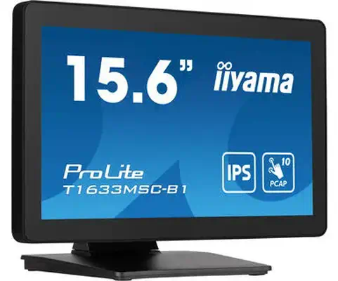 iiyama ProLite T1633MSC-B1 écran plat de PC 39,6 cm (15.6") 1920 x 1080 pixels Full HD LCD Écran tac - Ecran Ordinateur - visuel 2