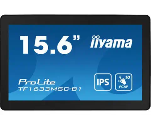 iiyama ProLite TF1633MSC-B1 écran plat de PC 39,6 cm (15.6") 1920 x 1080 pixels Full HD Écran tactil - Ecran Ordinateur - visuel 1