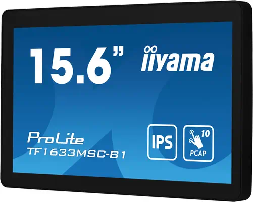 iiyama ProLite TF1633MSC-B1 écran plat de PC 39,6 cm (15.6") 1920 x 1080 pixels Full HD Écran tactil - Ecran Ordinateur - visuel 7