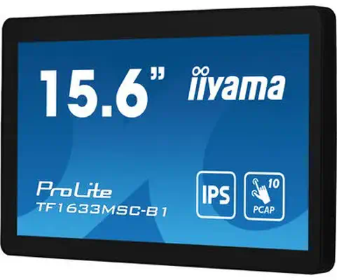 iiyama ProLite TF1633MSC-B1 écran plat de PC 39,6 cm (15.6") 1920 x 1080 pixels Full HD Écran tactil - Ecran Ordinateur - visuel 6
