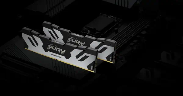 64 Go 6400 MT/s DDR5 CL32 DIMM (kit de 2) FURY Renegade Silver XMP - Kingston - Mémoire - visuel 9