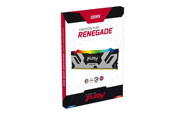 32Go 8000MT/s DDR5 CL38 DIMM (Kit de 2) FURY Renegade RGB XMP - Kingston - Mémoire - visuel 4